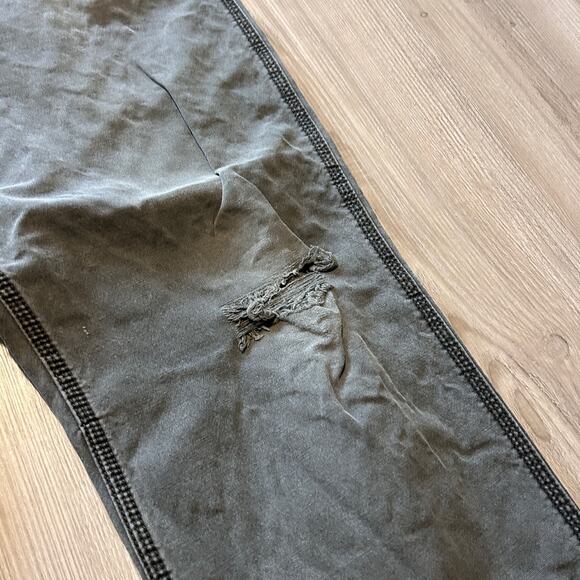 Men's Carhartt Faded Peat Green Rugged Flex Cargo Utility Work Pants Sz 36 x 32 - Picture 6 of 8